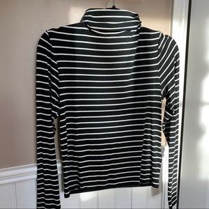 Black & white stripped turtle neck